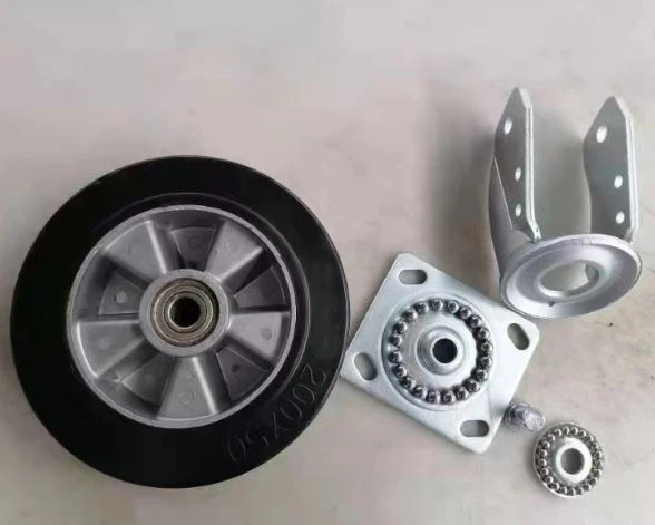 6 inch rubber wheels