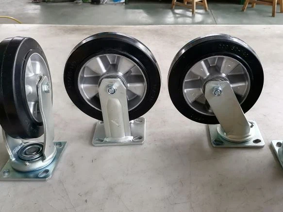 swivel heavy duty rubber casters