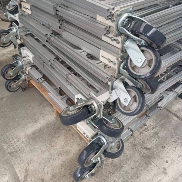 Heavy aluminum extrustion casters