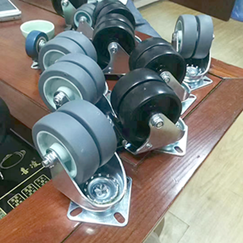swive twin wheels casters TPR wheels swive twin wheels casters TPR wheels
